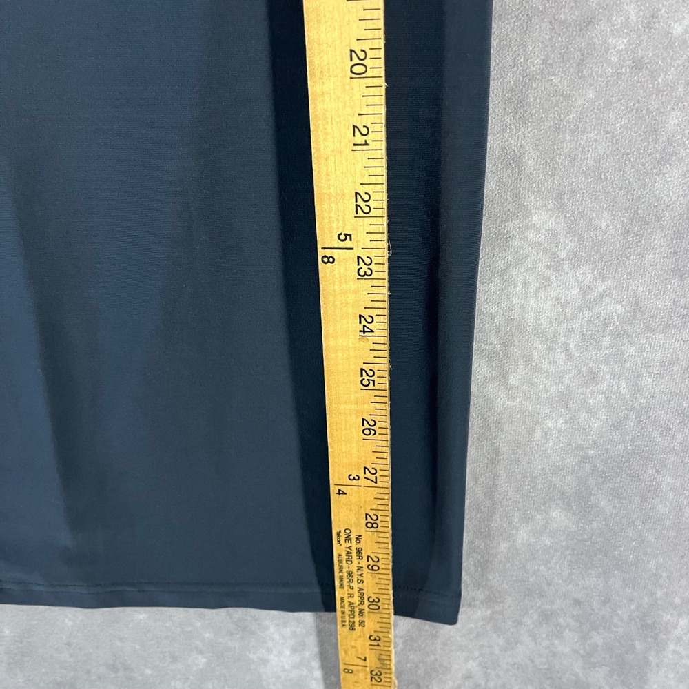 Sympli Pencil Skirt Womens‎ 6 Charcoal Grey Lattice Hem Detail Midi - Picture 5 of 5